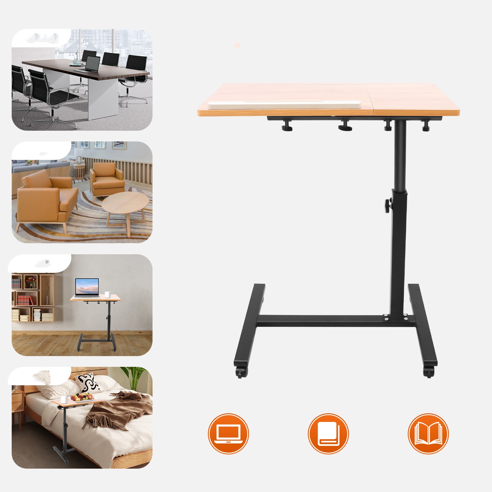 Tablet Lap Desk - Mobiler Laptop-Tisch, verstellbar, 360° verstellbar °