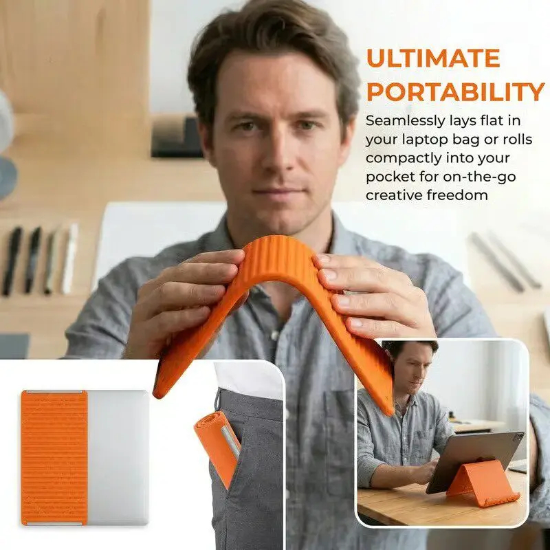 Tablet Accessories Gifts - Faltbarer Silikon-Handyständer für Tablets und Laptops
