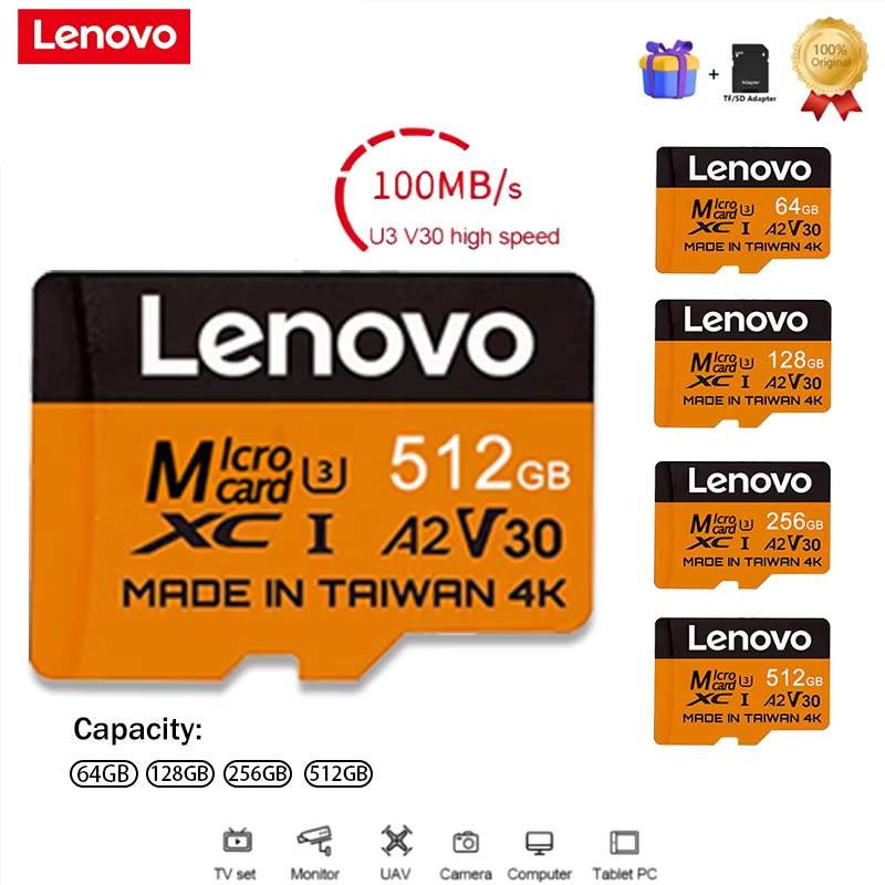 Microsd Card Tablet - Lenovo Secure 512GB SD-Karten Micro TF