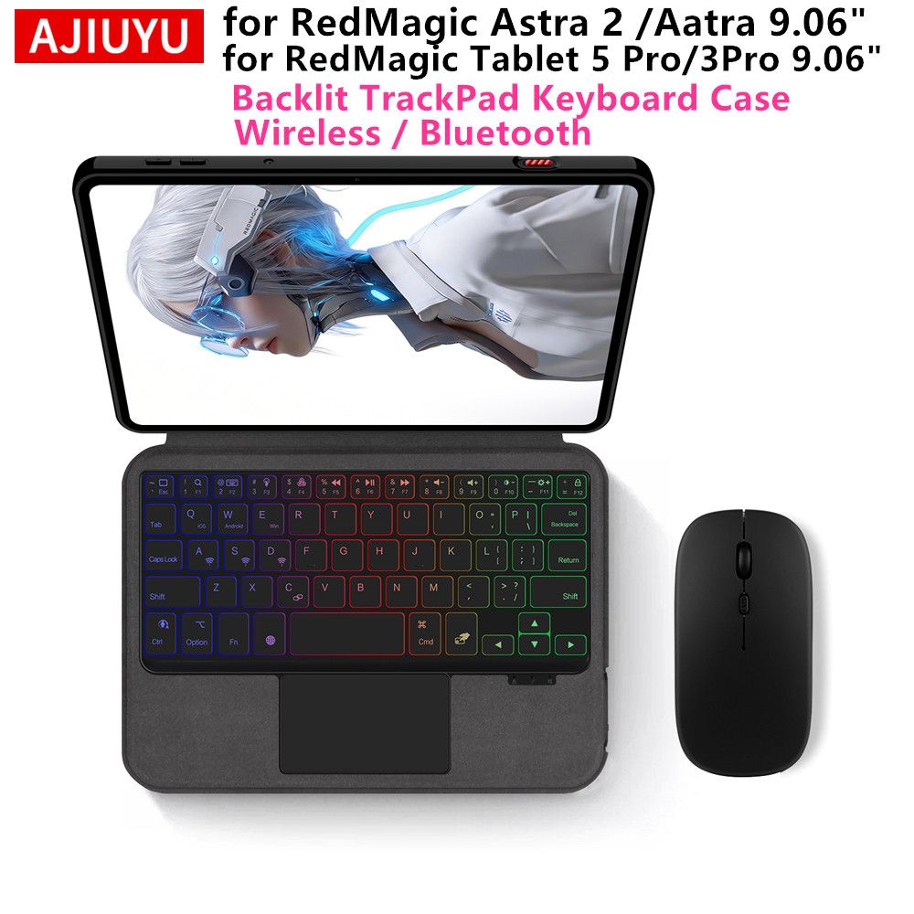Tablet Keyboard Case - AJIUYU Tastaturabdeckung für ZTE Nubia RedMagic