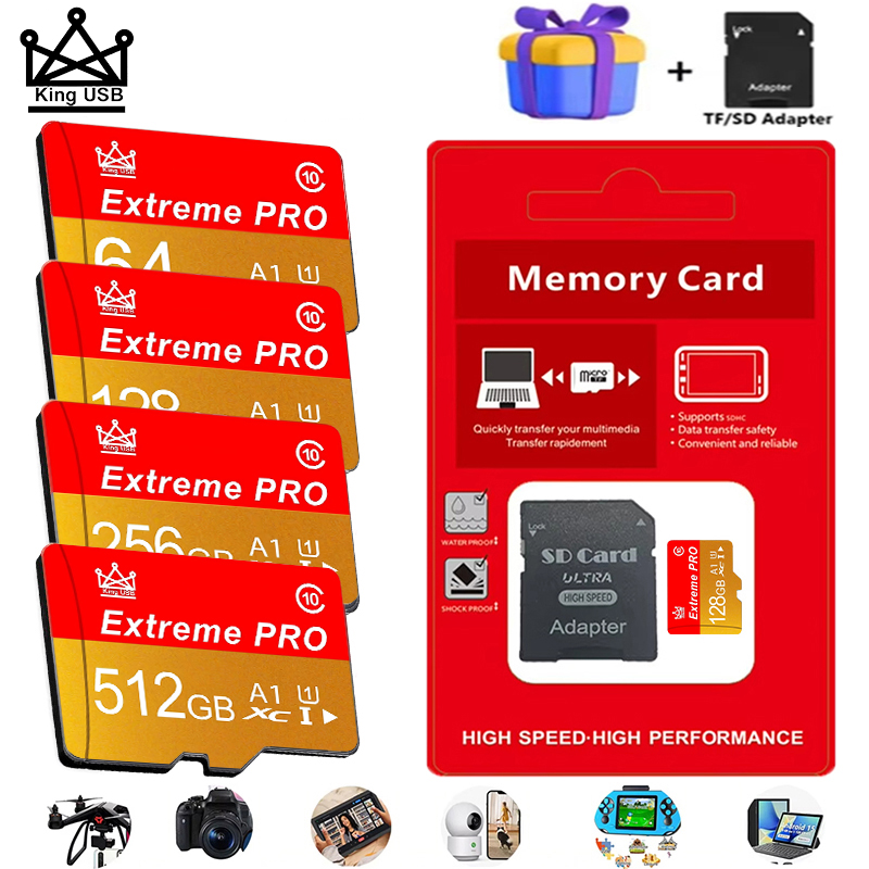 Microsd Card Tablet - Klasse 10 Micro TF 256GB 512GB