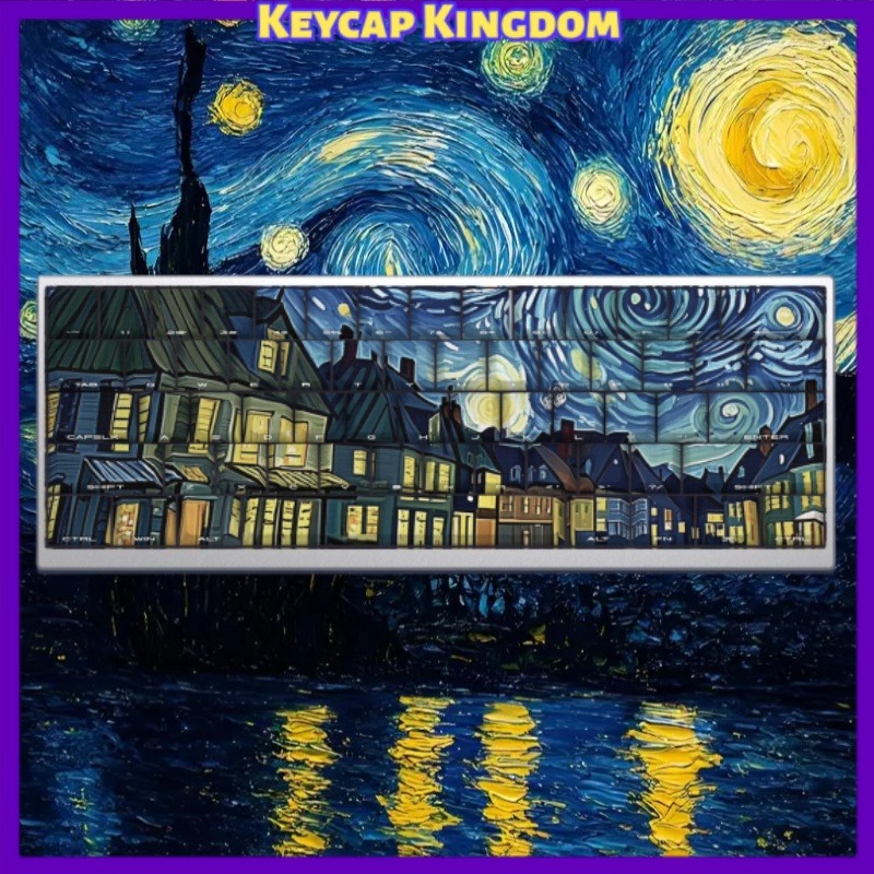 Tablet Accessories Gifts - Van Gogh Sternenhimmel-Thema Tastenkappen für Mechanische