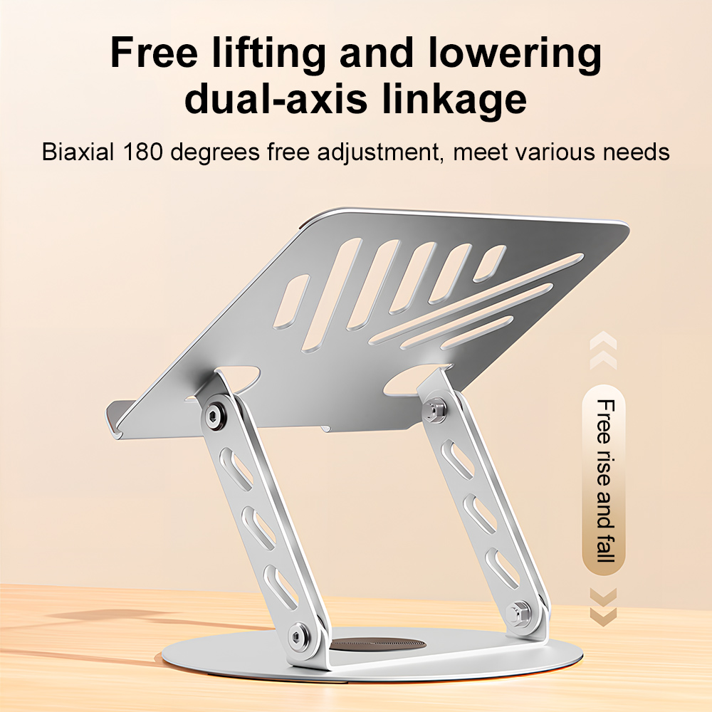 Tablet Lap Desk - 360 ° Drehbarer Laptop-Ständer, verstellbar, faltbar,