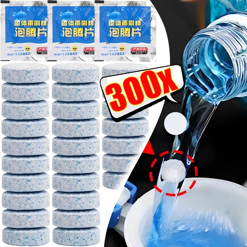 Tablet Car Accessories - 300/10PCs Solide Auto Windschutzscheibe Reiniger Brause