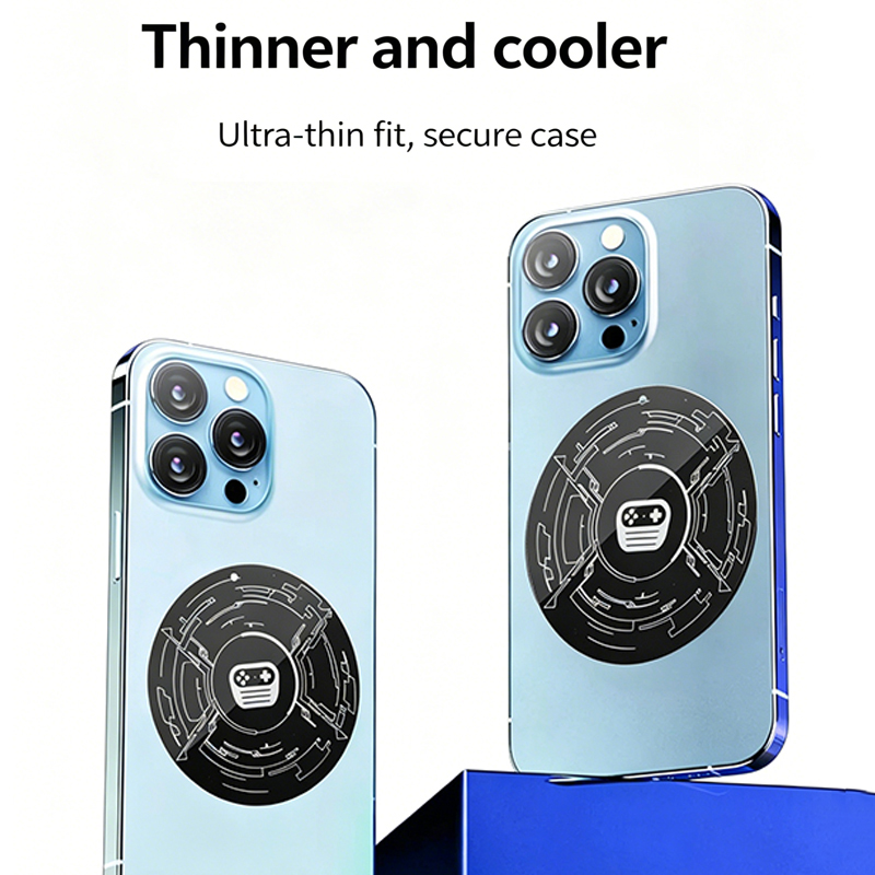 Tablet Car Accessories - Ultradünner Eisenring-Aufkleber Magnetisches Zubehör für Telefonkühler