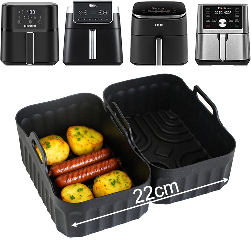 Hotwav Tablet Accessories - 20–22 cm Luftfritteusen-Silikonform für Heißluftfritteuse, wiederverwendbares