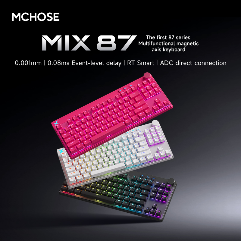 Tablet Accessories Gifts - MCHOSE MIX87 Magnetschalter Mechanische Tastaturen RGB