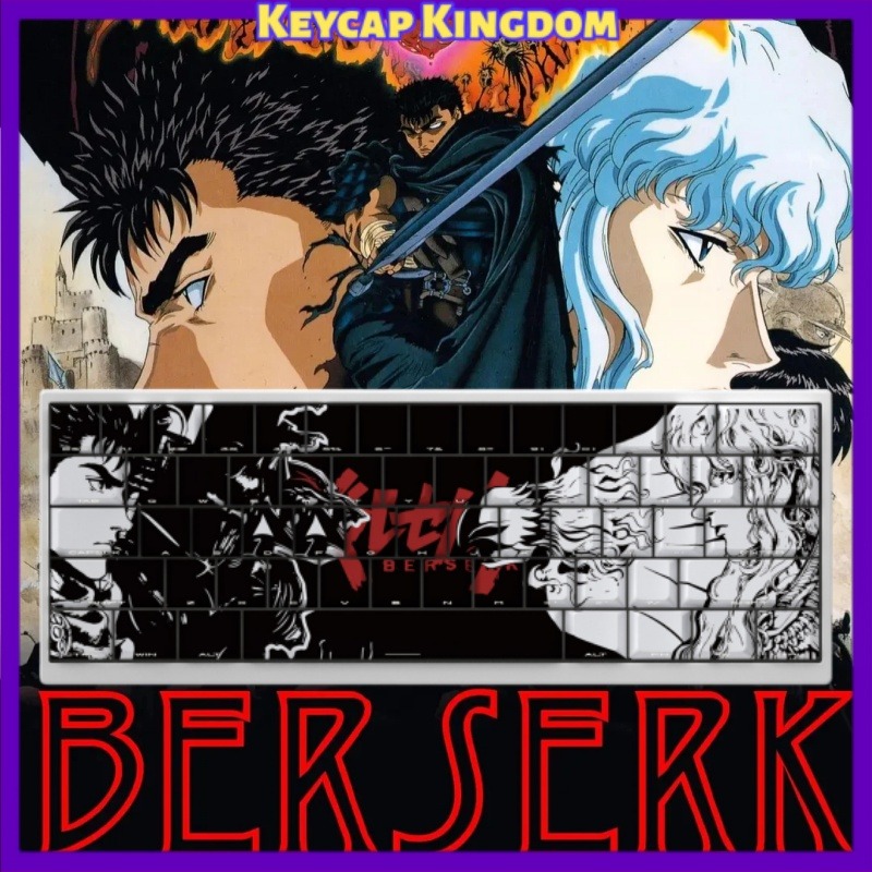 Tablet Accessories Gifts - BERSERK Theme Anime Keycap 98 Tasten