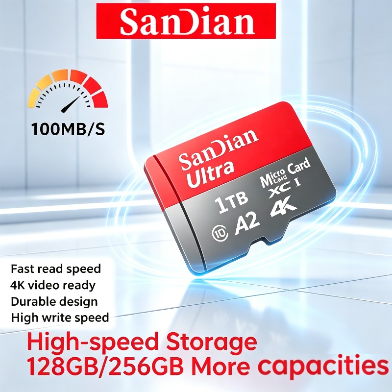 Microsd Card Tablet - Hochgeschwindigkeits-Micro-TF/SD-Karte U3 – 100 % originaler