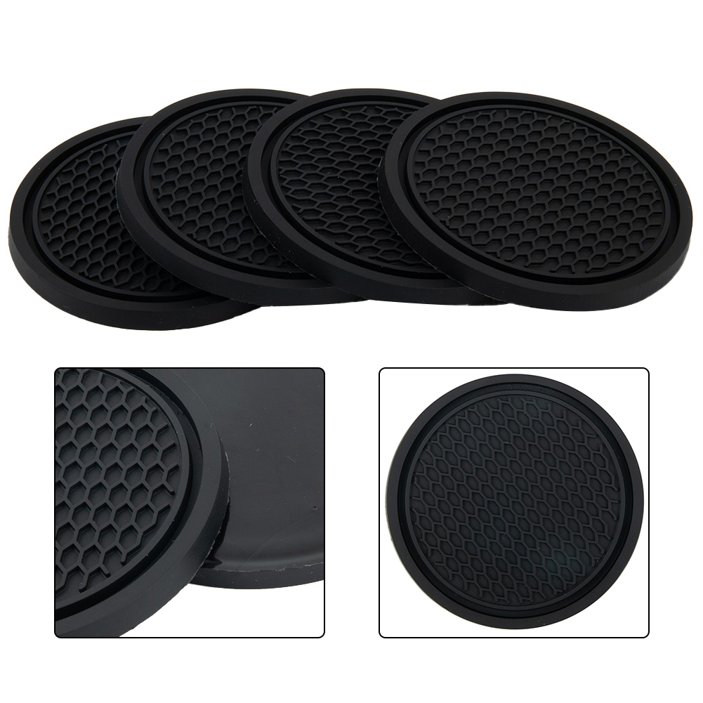 4 Stück schwarze Auto-Getränke – Tablet Car Accessories Bewertung und Preis