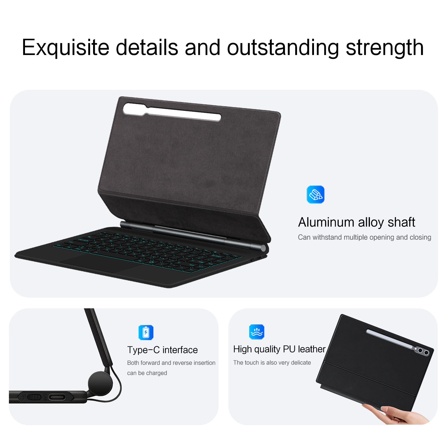 Magische Tastatur für Samsung  – Tablet Keyboard Case Bewertung und Preis