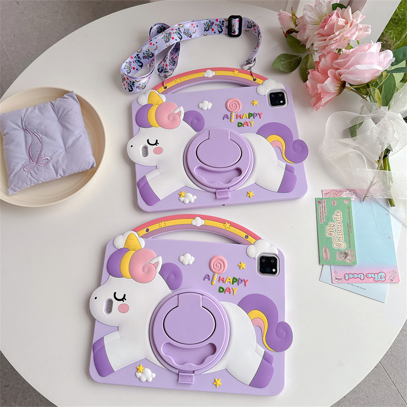 Cartoon-Einhorn-Kinder-Tablet- – Remarkable Tablet Accessories Bewertung und Preis