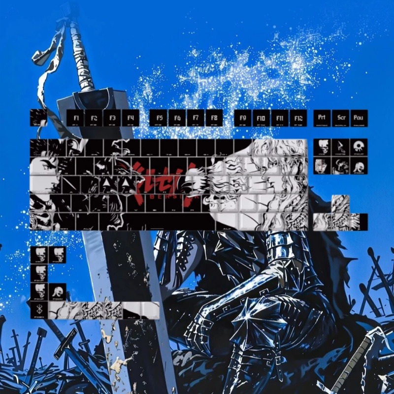 BERSERK Theme Anime Keycap 98  – Tablet Accessories Gifts Bewertung und Preis