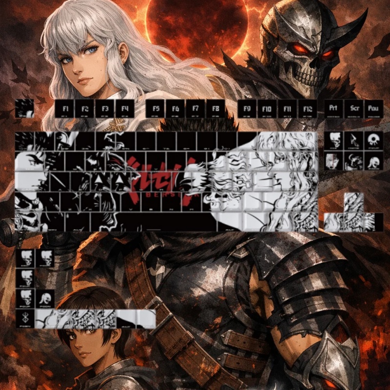 BERSERK Theme Anime Keycap 98  – Tablet Accessories Gifts Bewertung und Preis